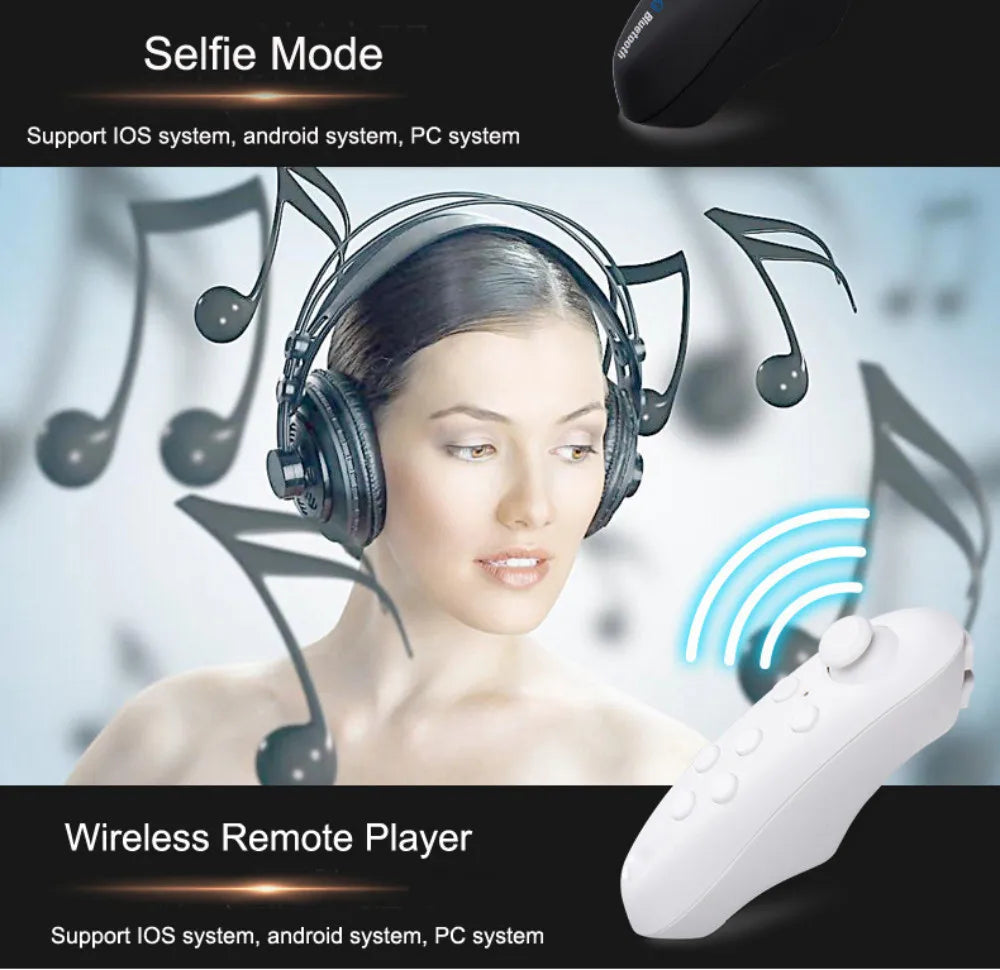 VRG Pro 3D VR Headset with Adjustable Lenses – Immersive Smart Glasses for 3.5–7” Smartphone