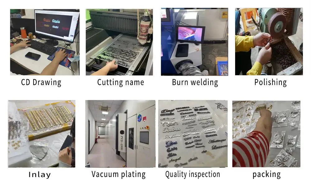 Shopminx Custom Bracelets with Picture inside Style 2 / Gold Beads / United States