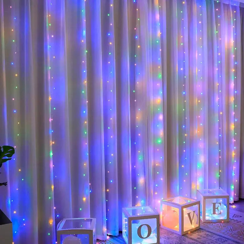 USB Blinking LED Lights for Party & Christmas white / 200LED / 0-5W|United States
