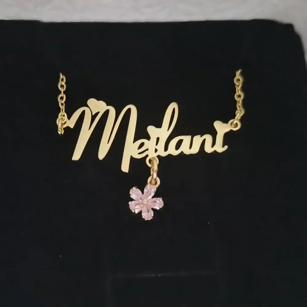 Custom Name Jewelry Set – Personalized Kids Necklace & Bracelet Gift White / 35cm / Set|United States