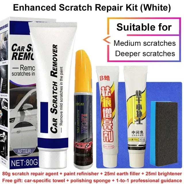 Car Scratch Remover Paint White repair kit