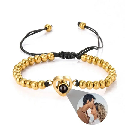 Infinity Projection Bracelet Custom Photo Bracelet Style 11 / United States