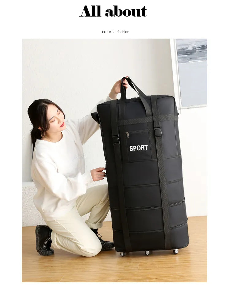 Foldable Luggage Moving Storage Bag Rolling Packing Cubes