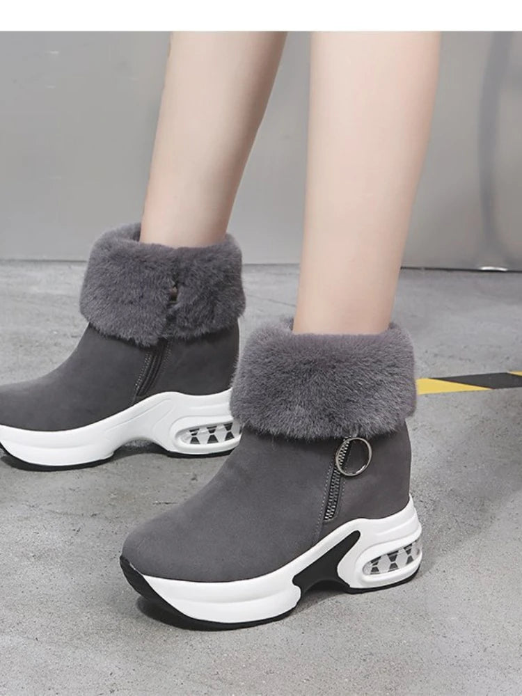 Winter Women Warm Sneakers Platform Snow Boots