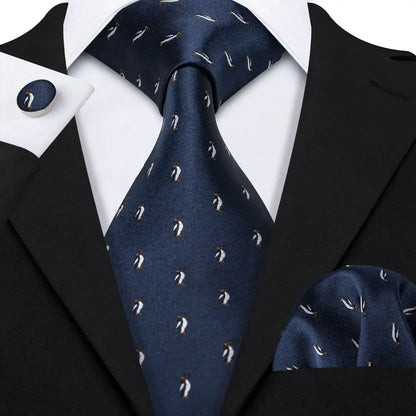 Red Skull Silk Tie Set with Handkerchief – Designer Men’s Necktie for Wedding, Business & Parties 5069 / United States