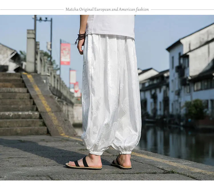 Wide Leg Casual High Quality Male Trousers Brand