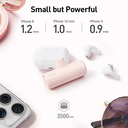 Mini Power Bank for iPhone 4500mAh - Pink / 2600-4999mAh / United States