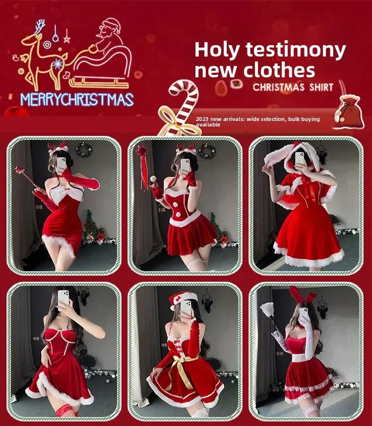 Christmas Rabbit Girl Cosplay Costume