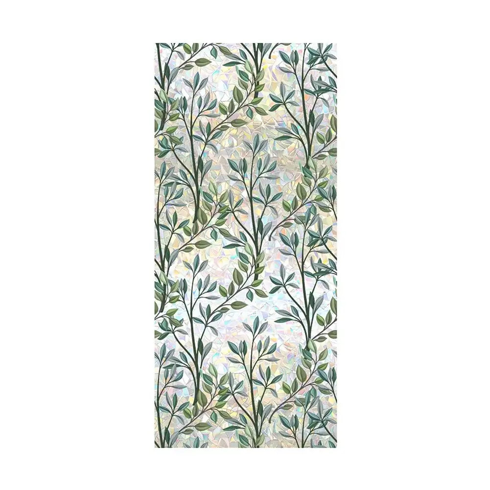 3D Static Cling Flower Glass Sticker (Opaque Window Film)