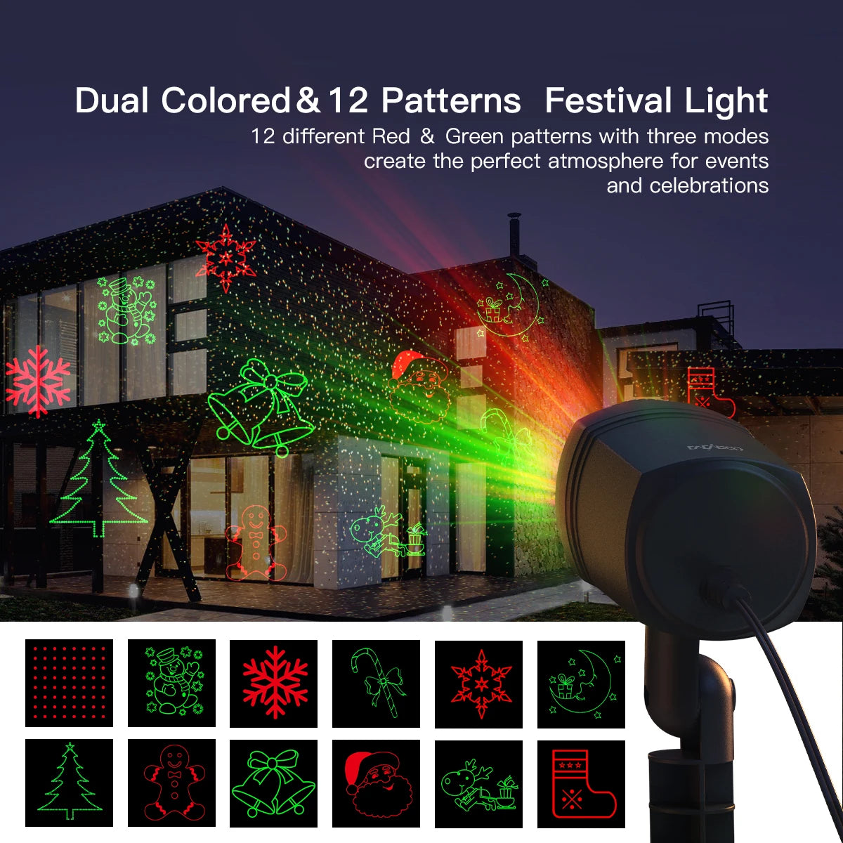 Christmas Outdoor Projector Lights