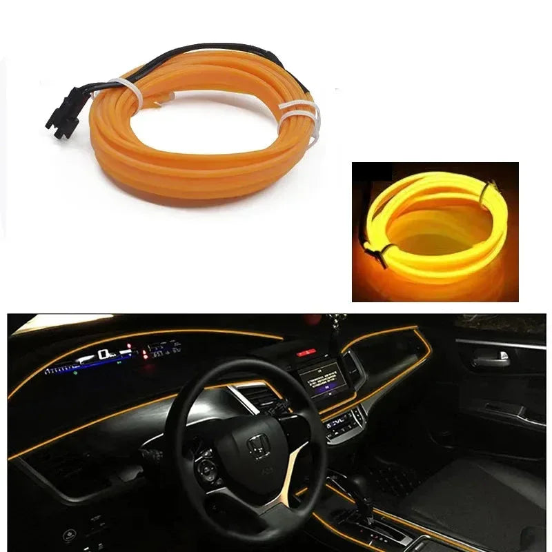 Neon LED Light Glow EL Wire String Strip Rope Minx