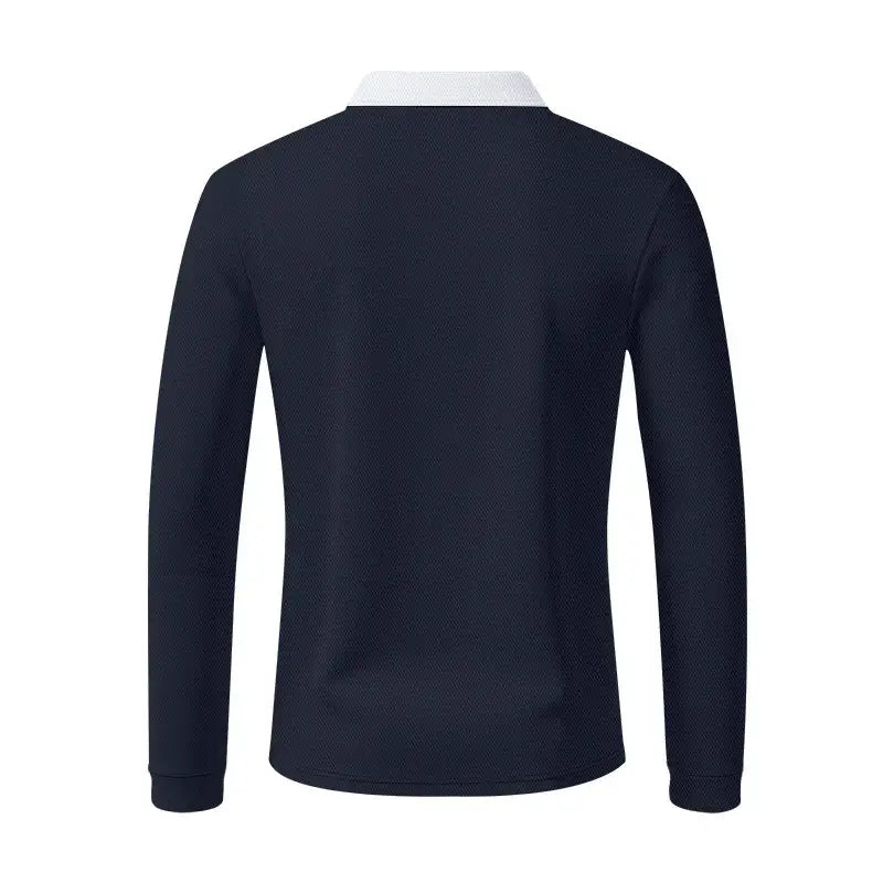 Durable quick-dry long sleeve shirt for mens active lifestyle.