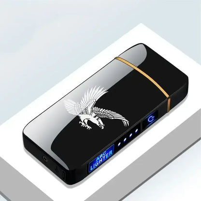 Windproof Metal Lighter A6-Black-3