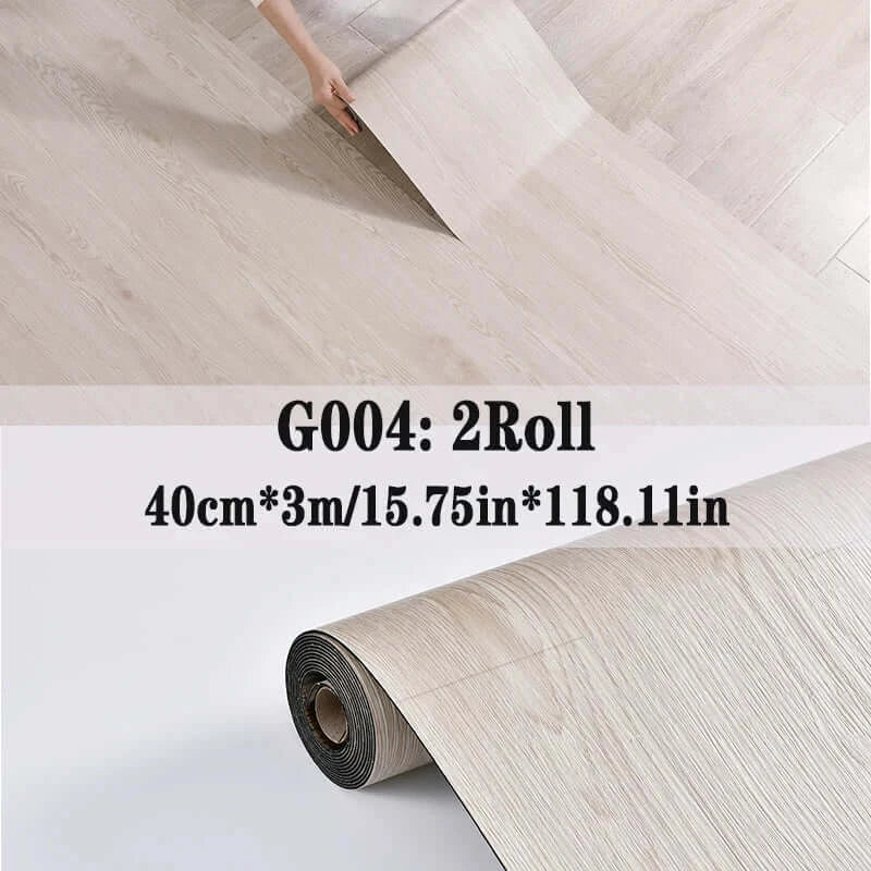 Wood Grain Peel & Stick Vinyl Floor Tile (2 Rolls, 25.8 Sq.Ft)