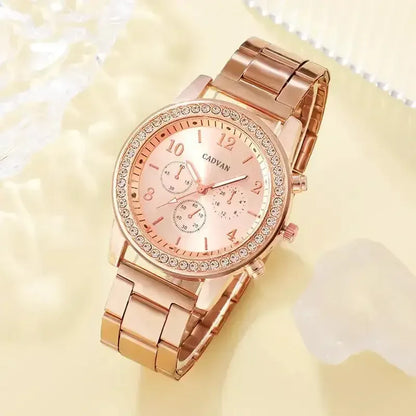 6 pcs. Rose Gold jewelry set Gold