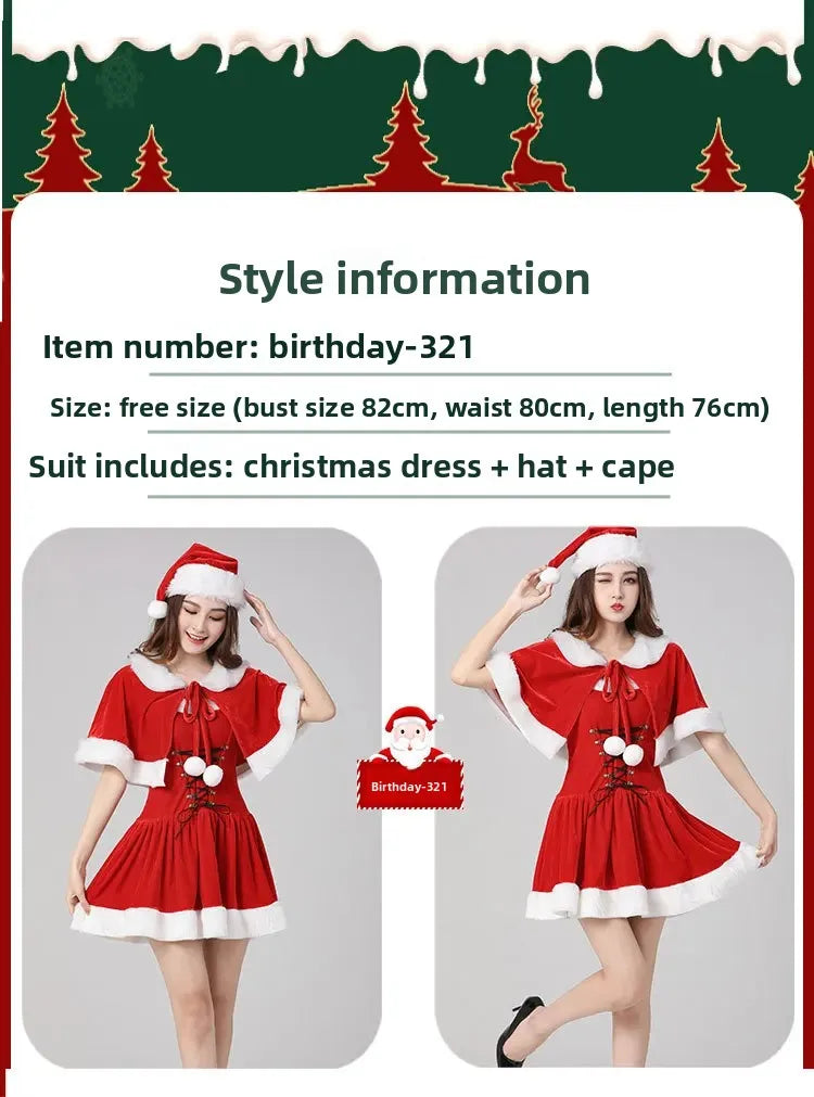Christmas Rabbit Girl Cosplay Costume