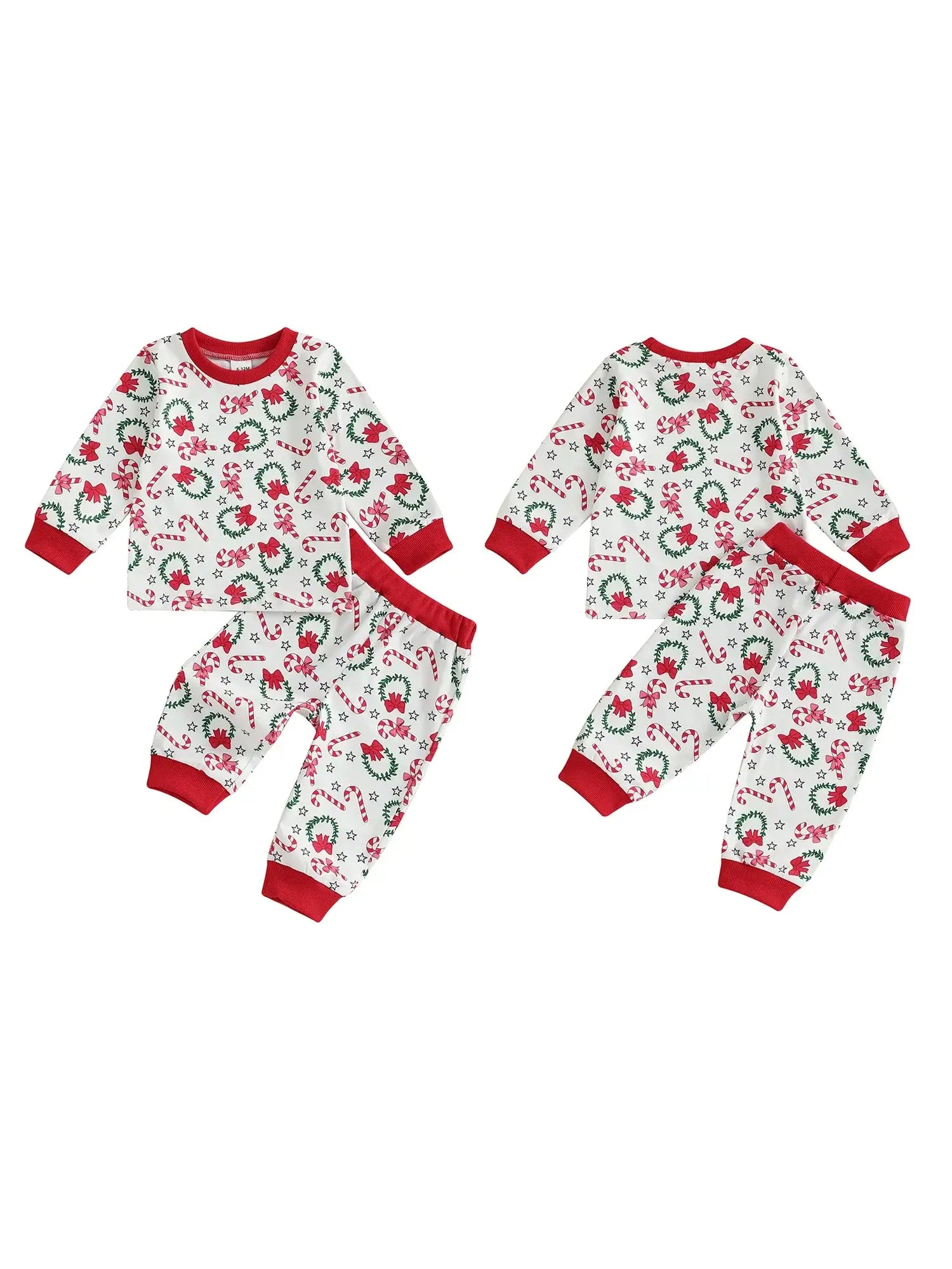 Toddler Christmas Pajama Set Red / 3-4 Years / United States