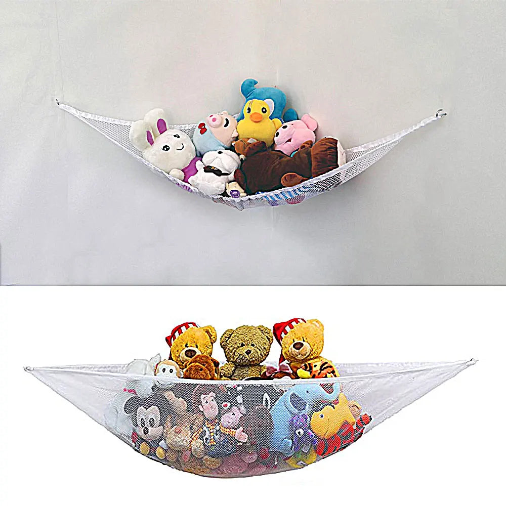 Large Toy Hammock Mesh Kids Bedroom Storage