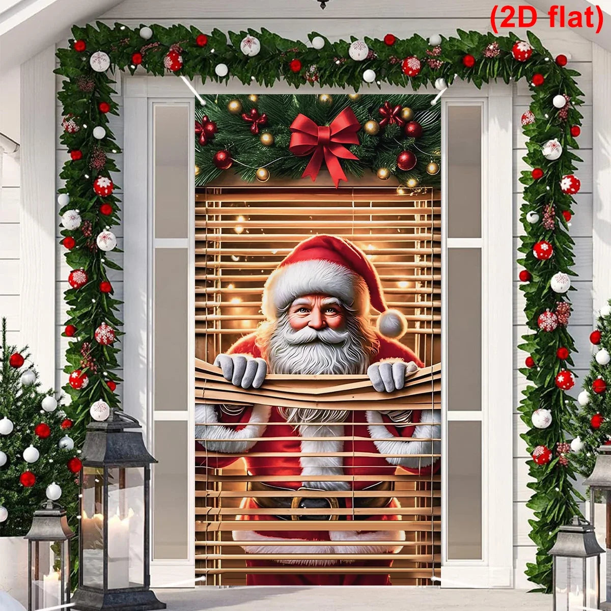 Santa Claus Christmas Door Banner