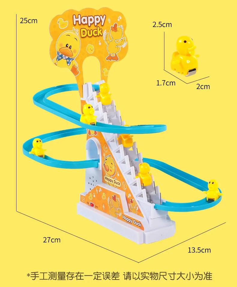 Electric Duck Climbing Stairs Toy 