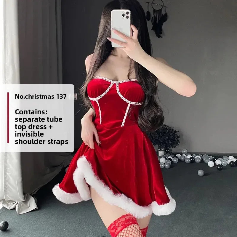 Christmas Rabbit Girl Cosplay Costume