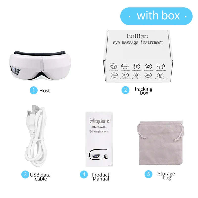 Eye Massager With Heat Smart Airbag Vibration