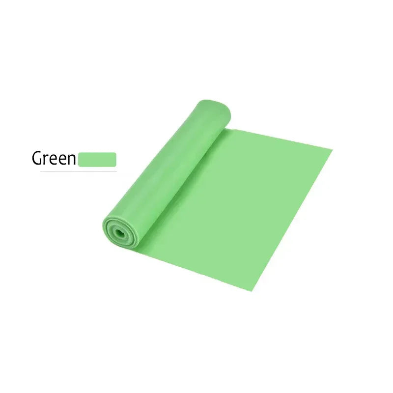 Yoga Sport Resistance Bands Pilates Training Fitness Green / 1500x150mm