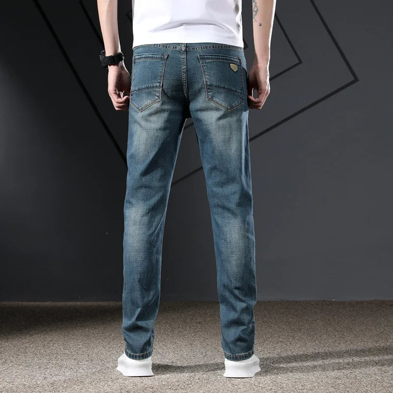 Denim Pants Full Length Trousers Classic Jeans Hombre High Quality Brand