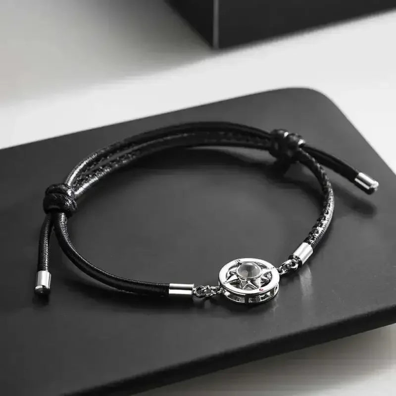 Personalized Bracelets Customized Picture Stainless Steel Jewelry Gold / United States