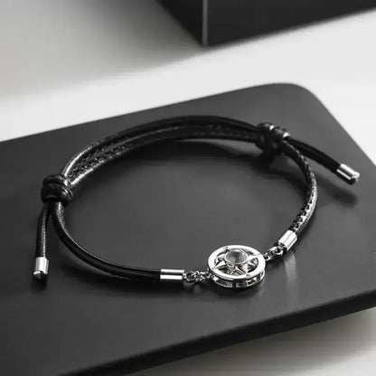 Personalized Bracelets Customized Picture Stainless Steel Jewelry Gold / United States