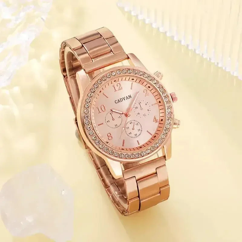 6 pcs. Rose Gold jewelry set Gold