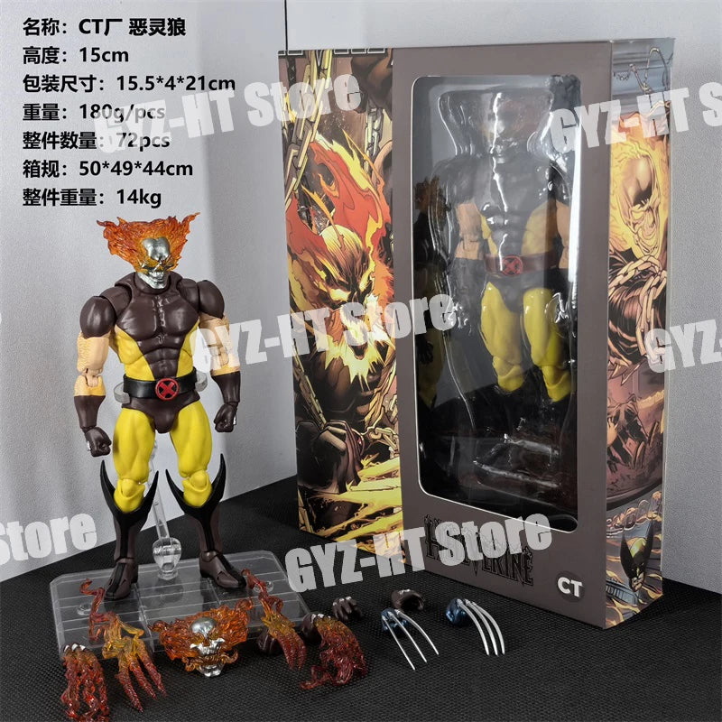 Ct Toys Hellverine Wolverine Mafex 096/138 Action Figure
