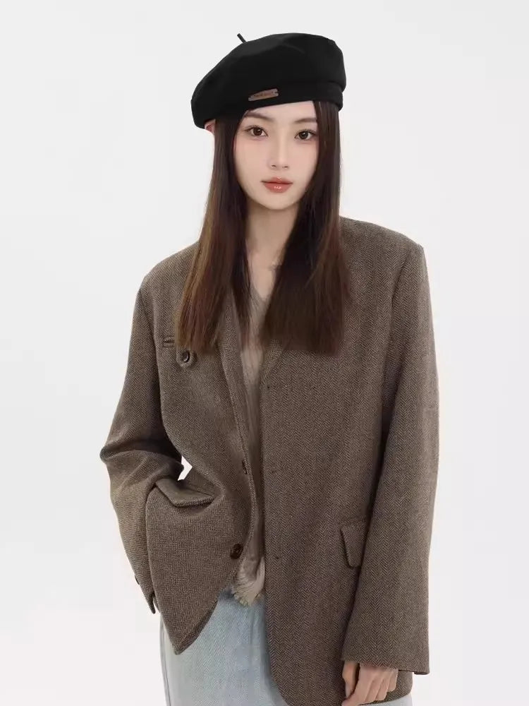 Autumn Winter New Sweet Cool Light Luxury Woolen Hats