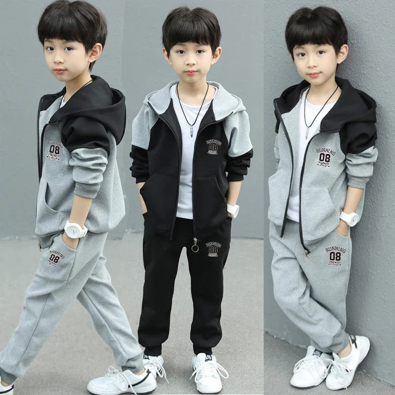 New Spring Autumn Child Boy Clothing Set