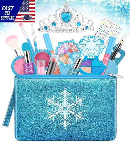 Frozen Princess Kids Makeup Kit – Washable Real Makeup Set for Girls United States