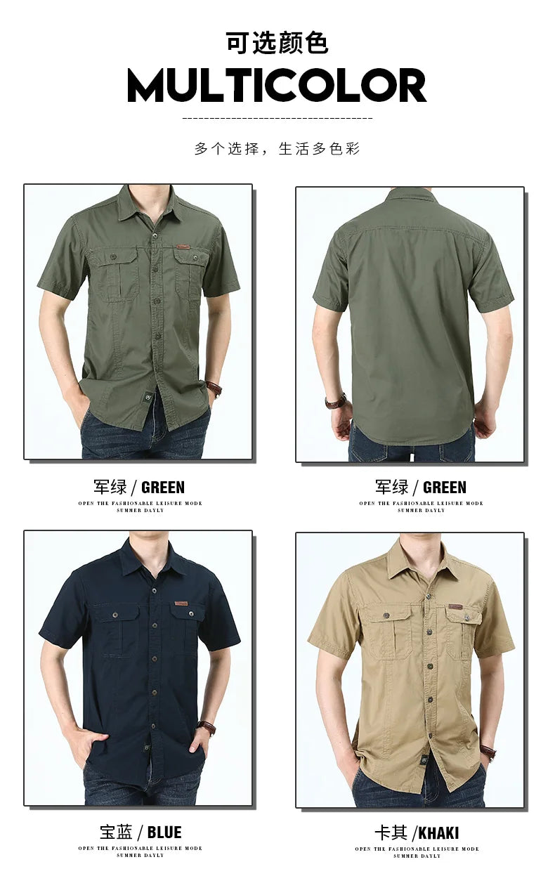 Men Cargo Shirt