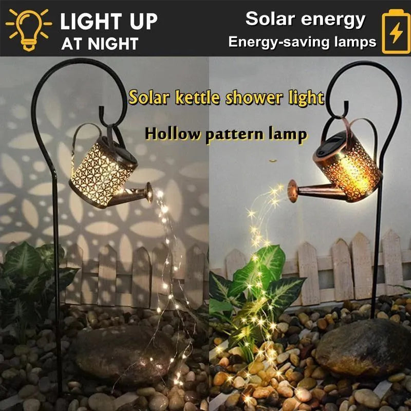 Solar Garden Lights Garden Decor  Waterproof Hanging Lantern