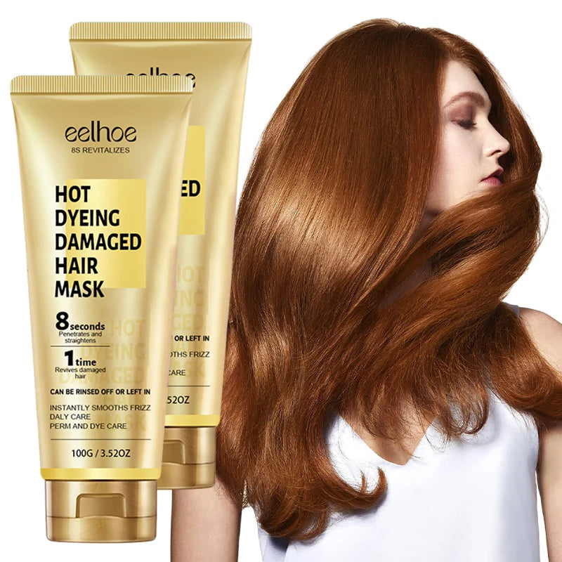 Keratin Hair Mask Fast Repairing Frizz Dry Hair