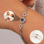Personalized Projection Photo Bracelet SILVER PLATED