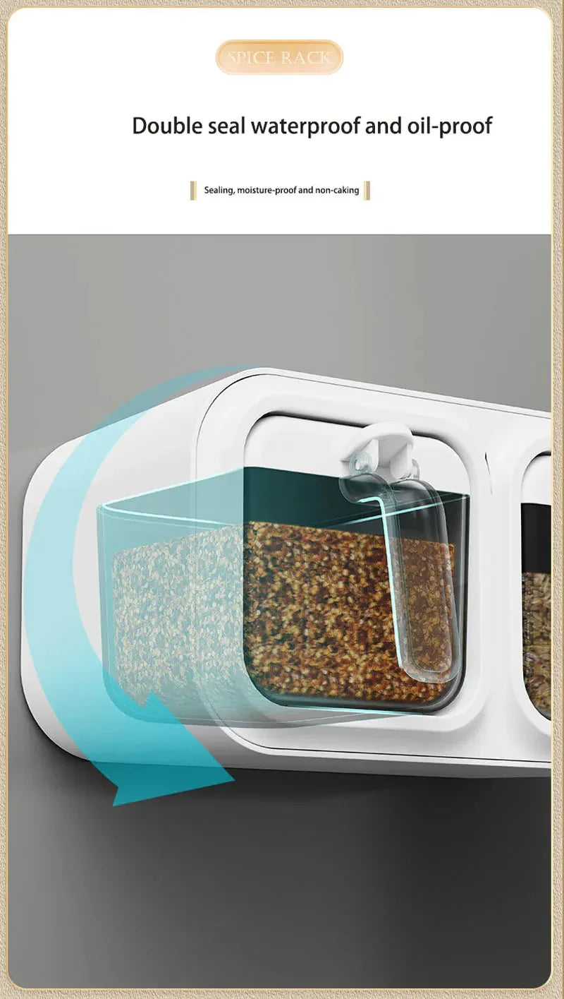 Wall Mount Spice Rack Organizer A1