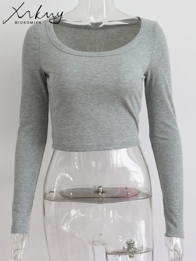 Long Sleeve Crop Top