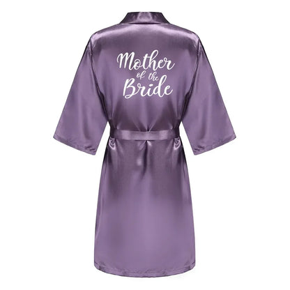 Mother Shower Gift Bridesmaid Wedding Short Robes As the photo show 12 / S