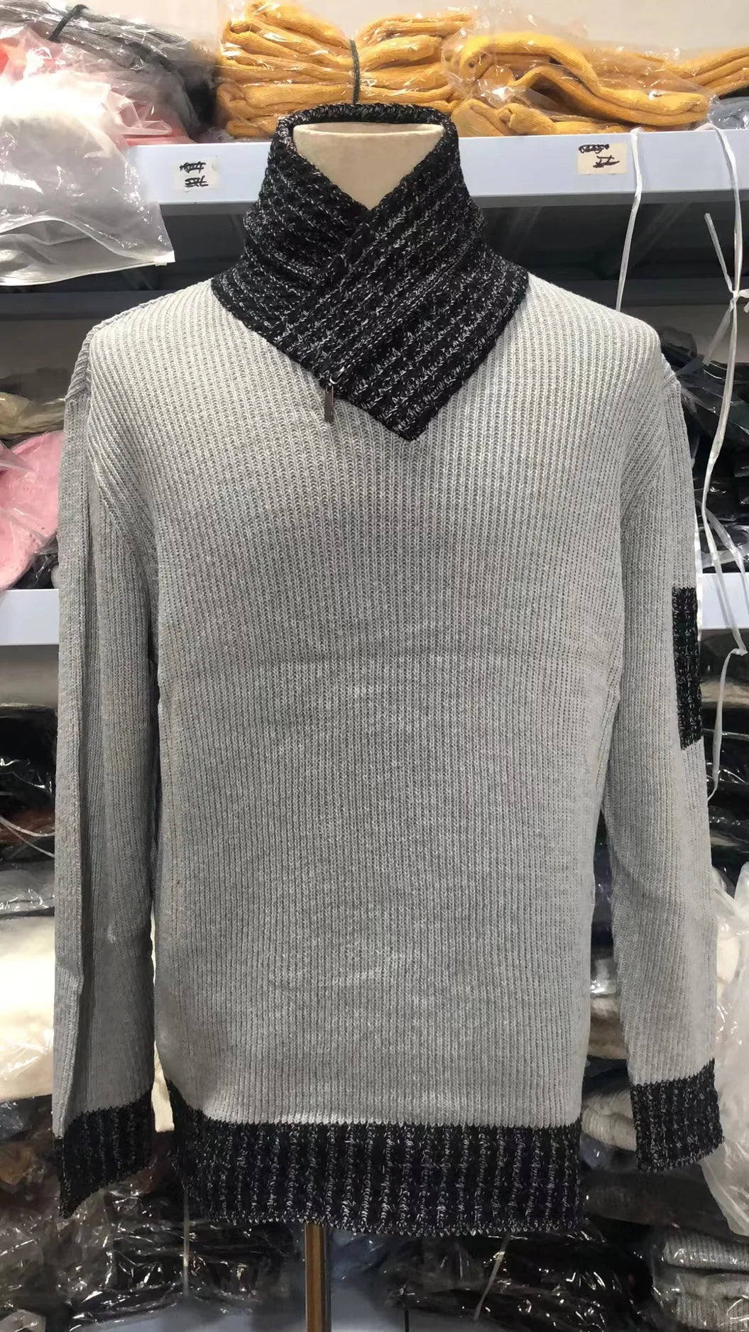 Knitted Sweater Wool Turtleneck