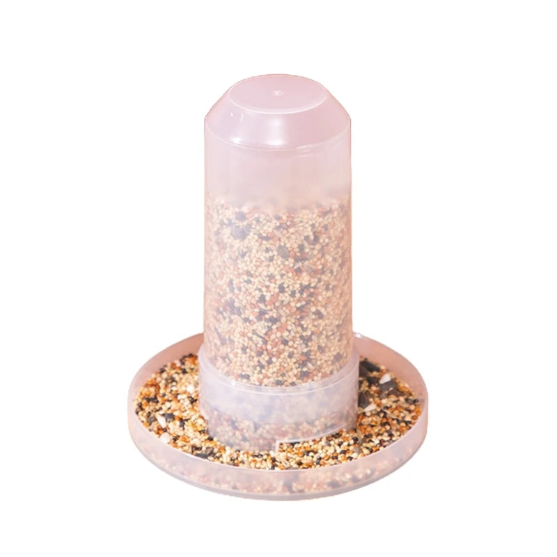 Feeder Drinker Plastic Seed and Water Dispenser