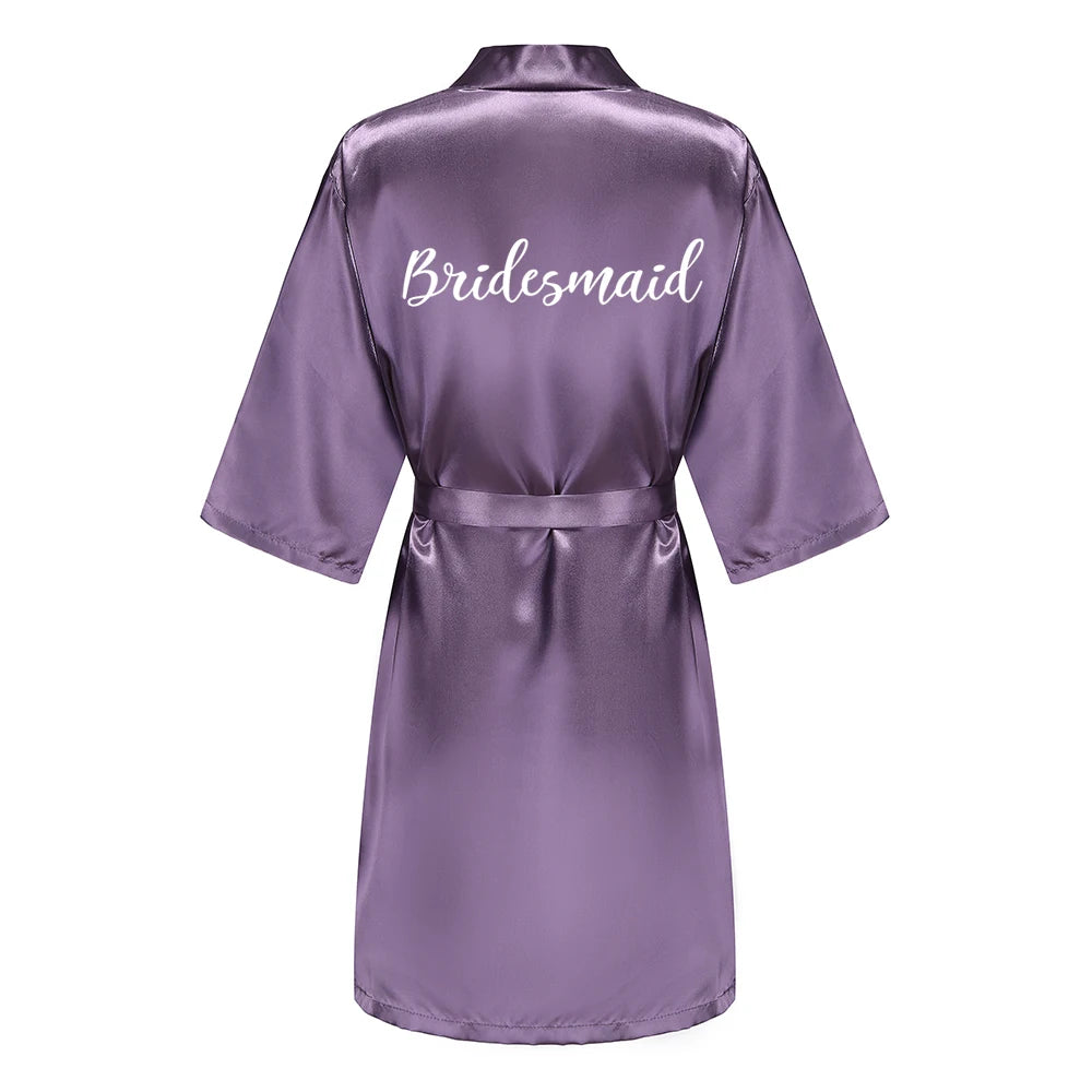 Mother Shower Gift Bridesmaid Wedding Short Robes