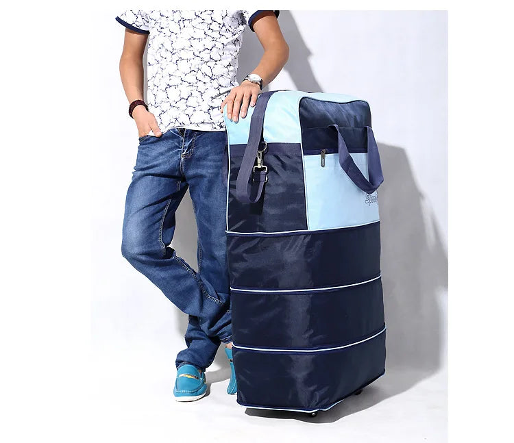 Foldable Luggage Moving Storage Bag Rolling Packing Cubes