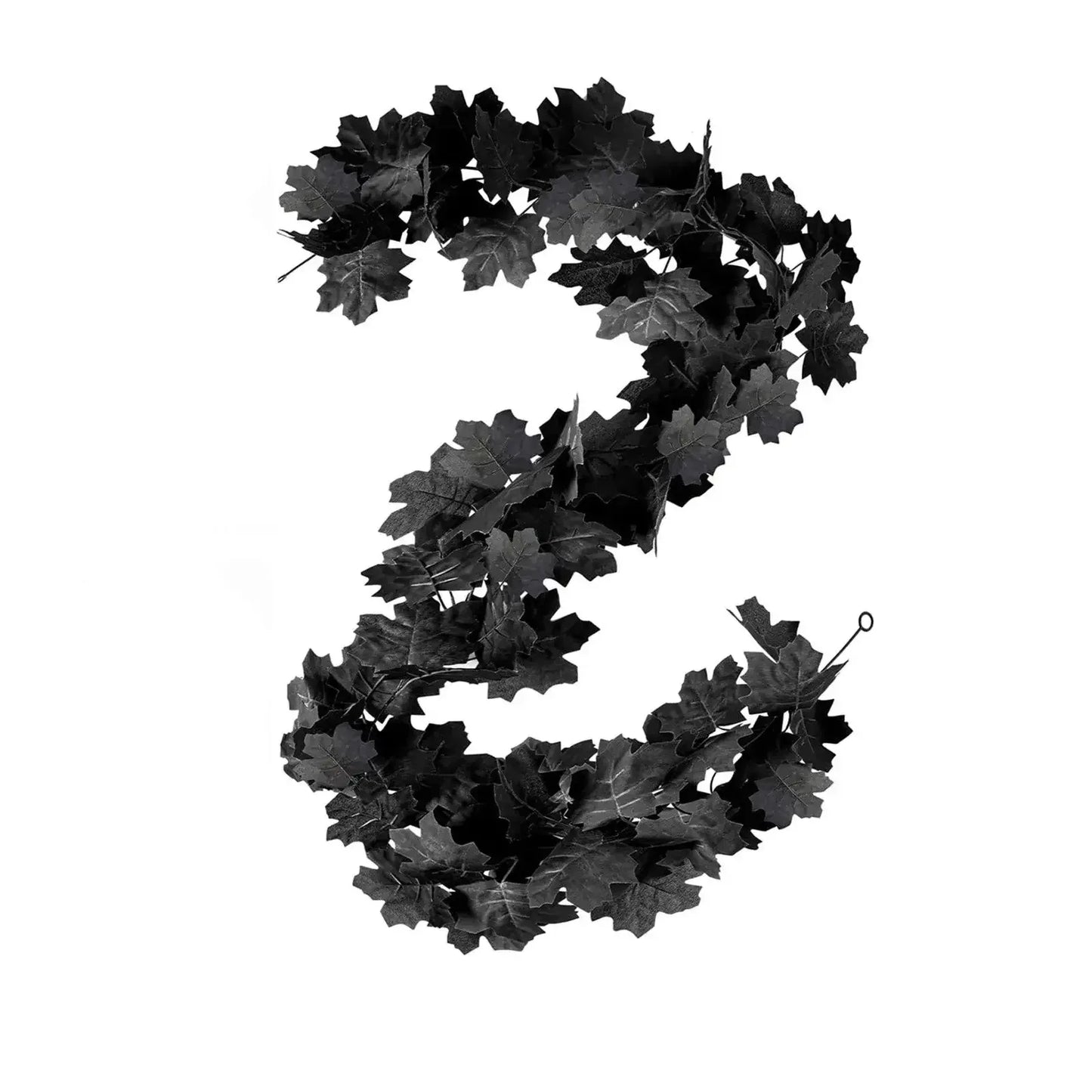 Simulated Black Maple Leaf Vine Garland black / One Size