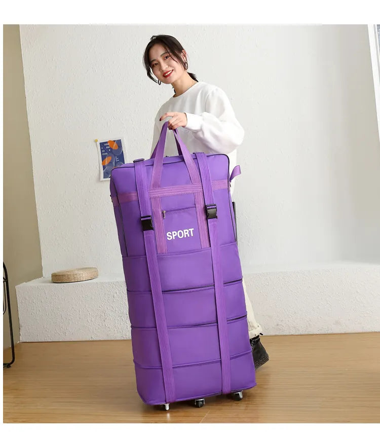 Foldable Luggage Moving Storage Bag Rolling Packing Cubes