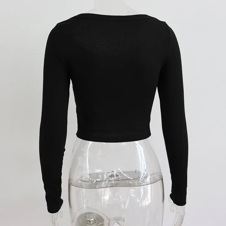 Long Sleeve Crop Top