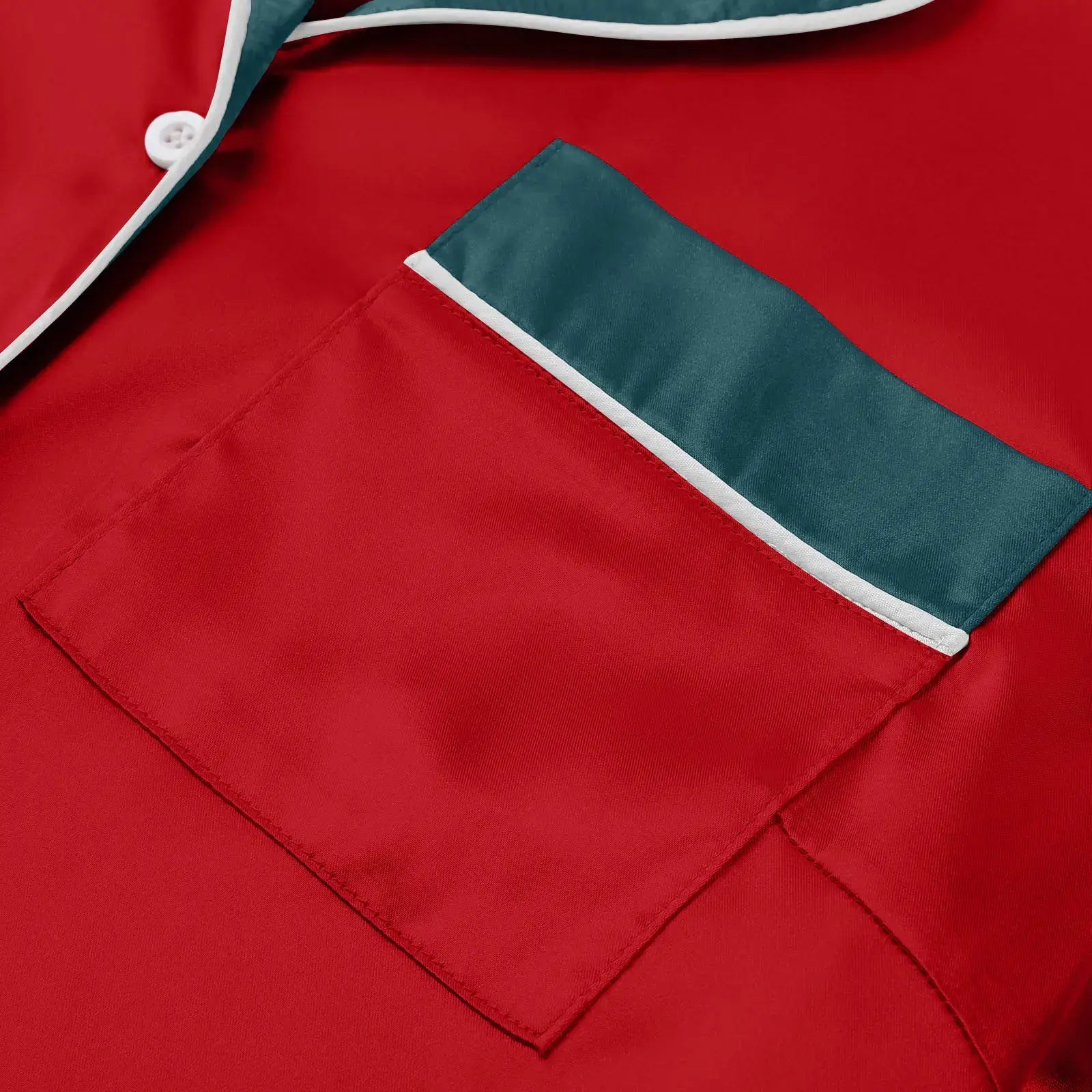 Silk Satin Christmas Family Pajamas Matching Sets Mother-Dark Green / S / United States